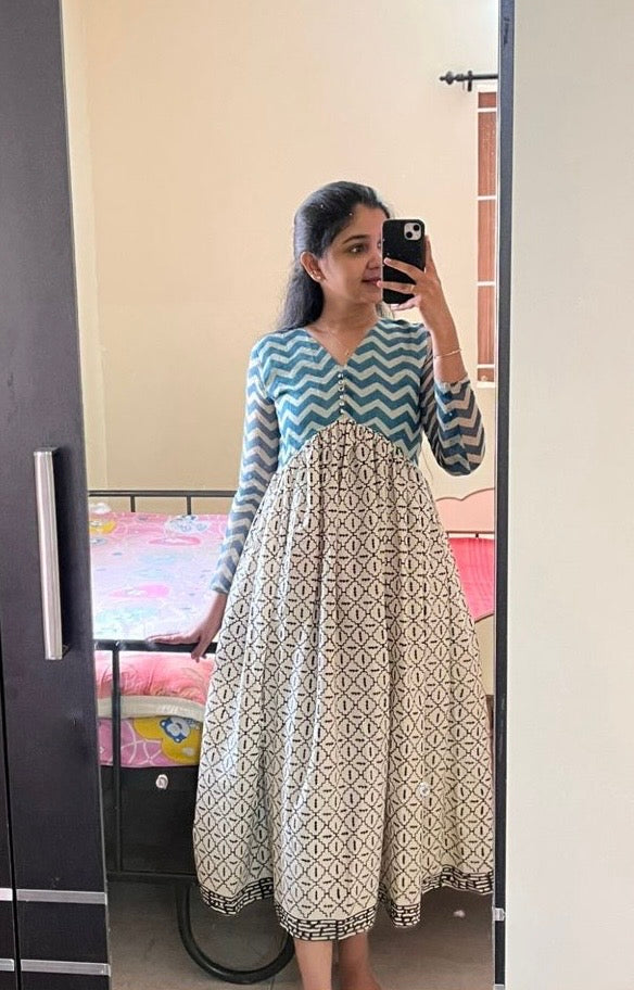 2 in 1 ALIA CUT KURTHI