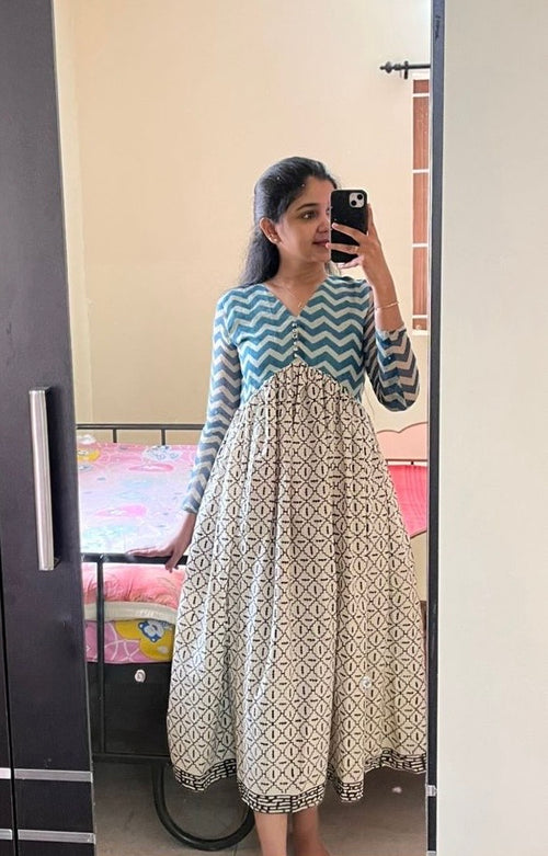 2 in 1 ALIA CUT KURTHI