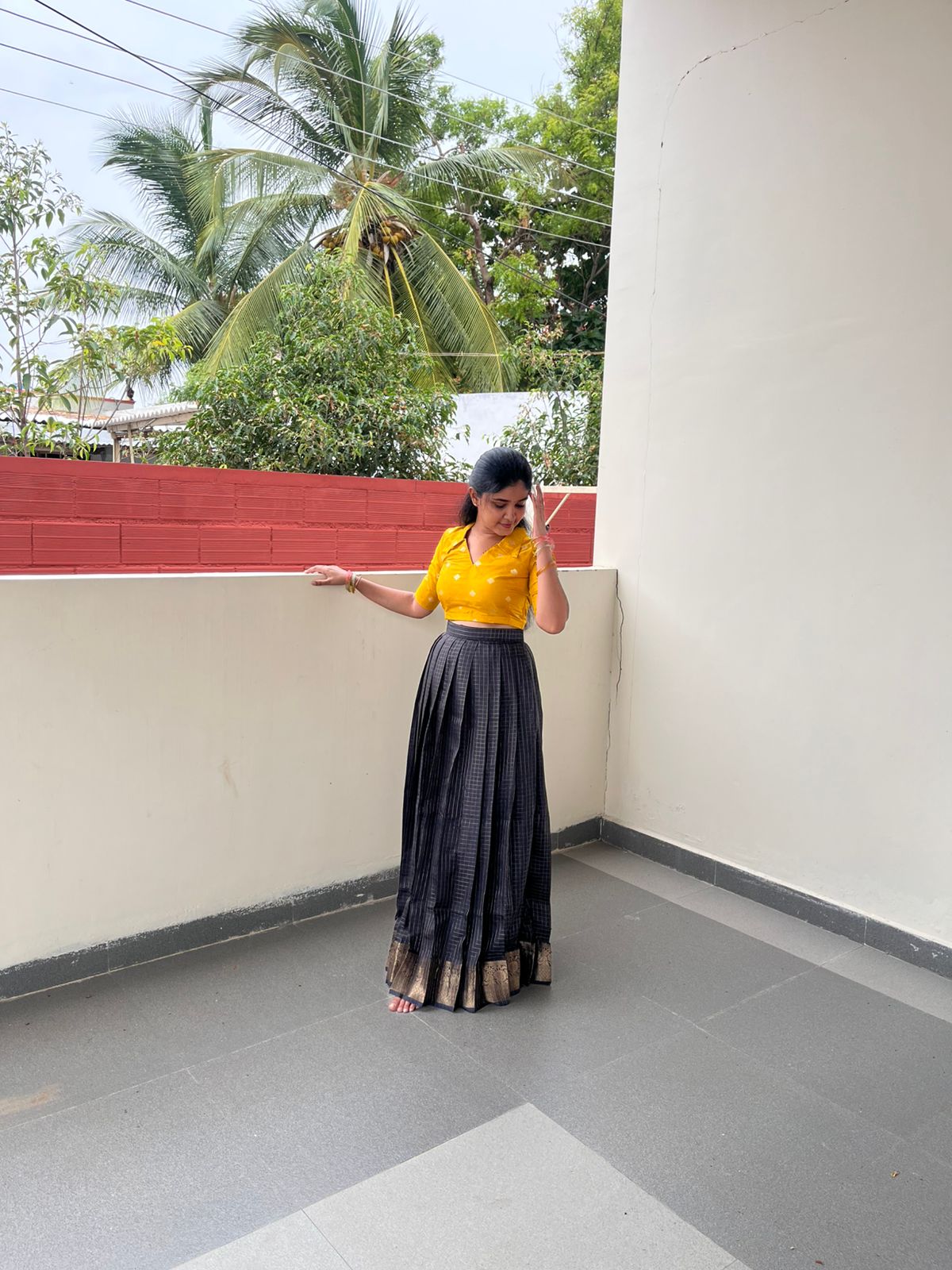 Skirt and Crop Top