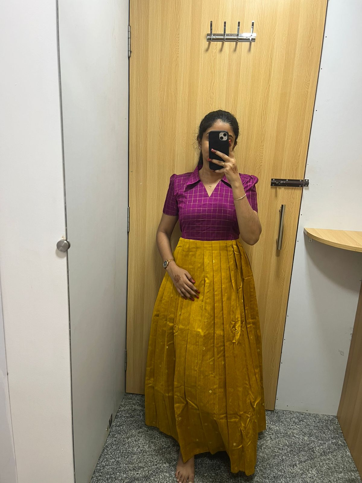 Raw Silk Maxi
