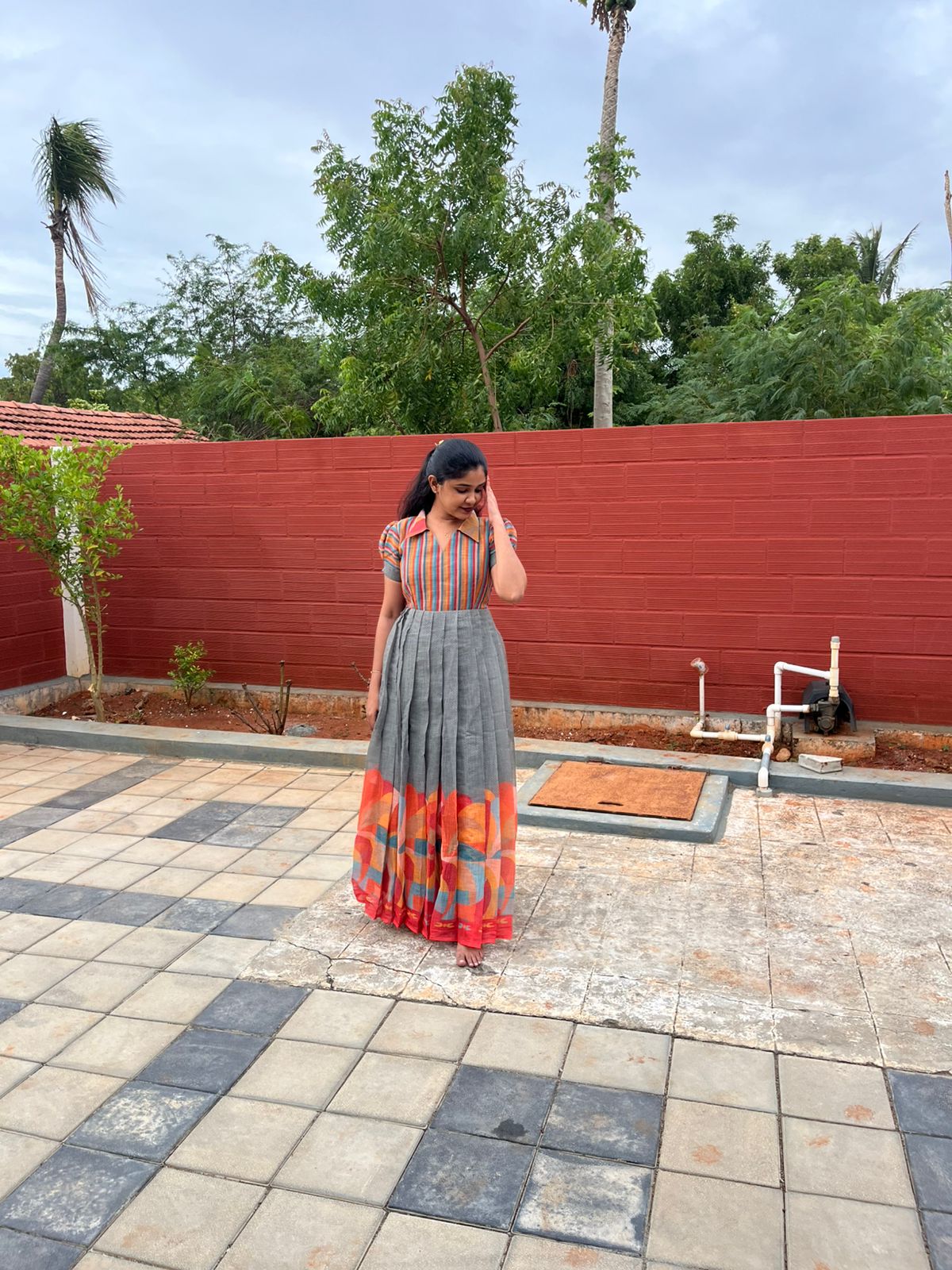 Linen maxi